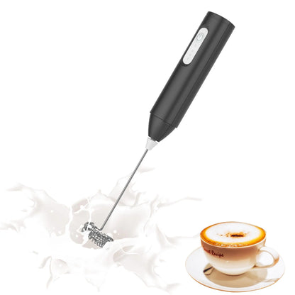 Rechargeable Handheld Coffee Frother, Cordless Milk Frother, Electric Milk Frother & Drink Whisk Mixer, Mini Foamer for Lattes, Cappuccino, Matcha & Hot Chocolate #GLOBAL PICKS