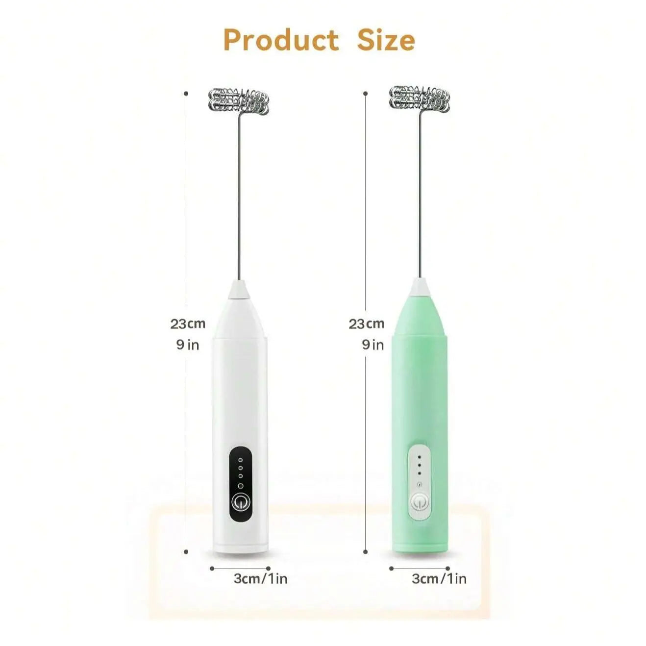 Rechargeable Handheld Coffee Frother, Cordless Milk Frother, Electric Milk Frother & Drink Whisk Mixer, Mini Foamer for Lattes, Cappuccino, Matcha & Hot Chocolate #GLOBAL PICKS