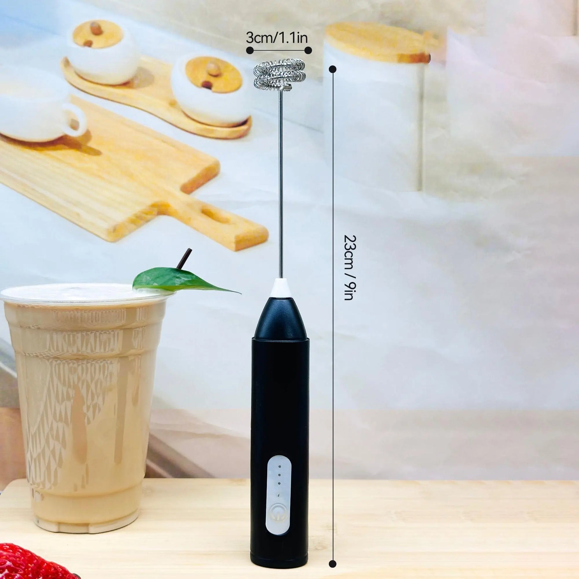 Rechargeable Handheld Coffee Frother, Cordless Milk Frother, Electric Milk Frother & Drink Whisk Mixer, Mini Foamer for Lattes, Cappuccino, Matcha & Hot Chocolate #GLOBAL PICKS
